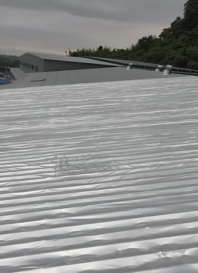新竹縣 寶山鄉 鐵皮屋頂四合一工程 280 坪 施工後