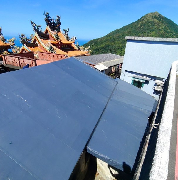 新北市 油毛氈屋頂修復 50 坪 施工後